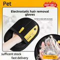 Pet Hair Removal Kit: Sticky Roller, Static Brush & Grooming Gloves - For Cat/Dog Fur on Furniture Car Clothing