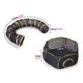 Outdoor Cat Playground Tent & Tunnel
