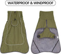 Winter Waterproof Large Dog Vest with Harness