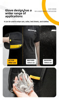 Pet Hair Removal Kit: Sticky Roller, Static Brush & Grooming Gloves - For Cat/Dog Fur on Furniture Car Clothing