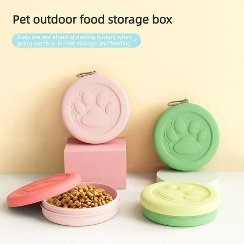 Portable Pet Travel Food & Water Bowl