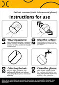 Pet Hair Removal Kit: Sticky Roller, Static Brush & Grooming Gloves - For Cat/Dog Fur on Furniture Car Clothing